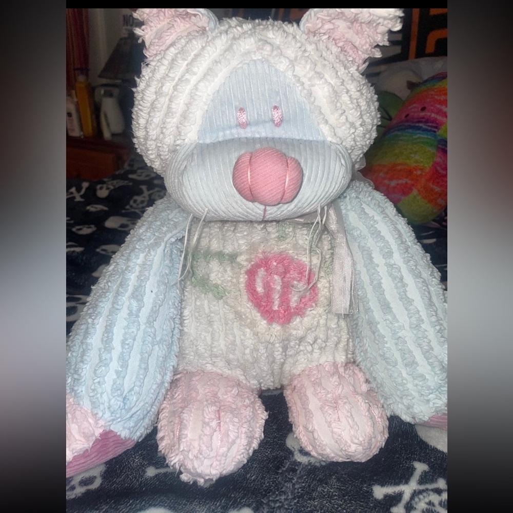 Chenille animals plush cat 16” by CWC